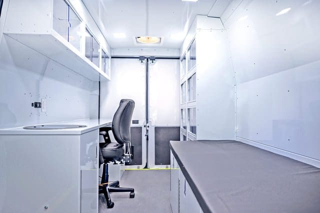 Mobile clinic van