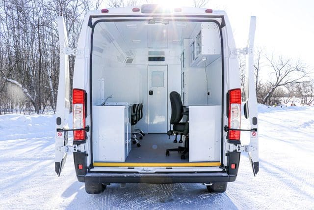 overdose prevention van rear opening