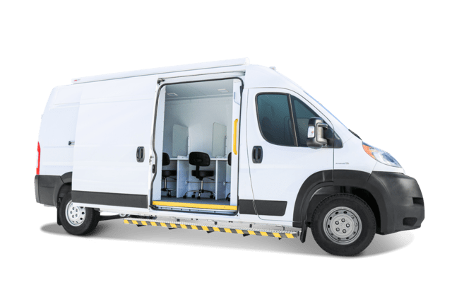 Types of mobile medical units: the Mobile Overdose Prevention Van.
