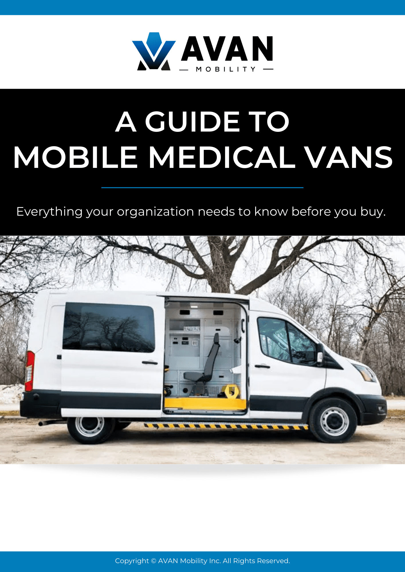Mobile Medical Van Buyer's Guide AVAN Mobility