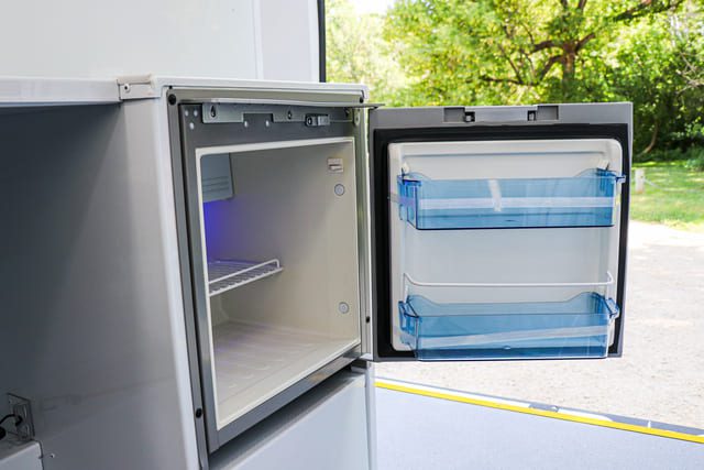 Mobile Medical Clinic Van fridge