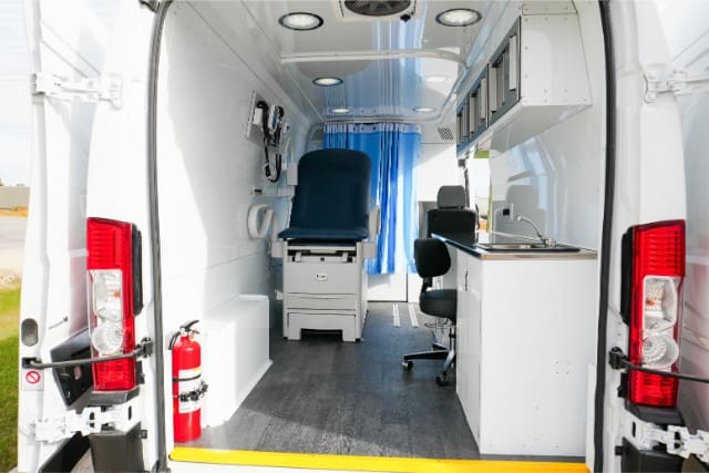 Mobile Clinic Van interior