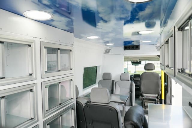 Mobile Outreach Unit interior